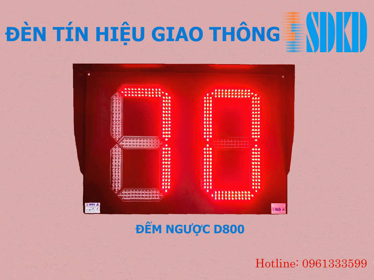 Đèn LED THGT Đếm Ngược D800